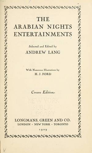 The Arabian Nights Entertainments