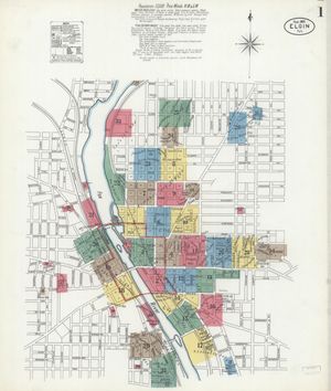 Sanborn Map of Elgin 1903 by BiblioBoard