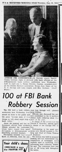 100 at FBI Bank Robbery Session by BiblioBoard