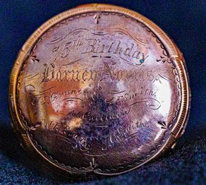 Engraved, Gold Headed Cane : Gifted to Barney Norris by five Civil War Generals by BiblioBoard