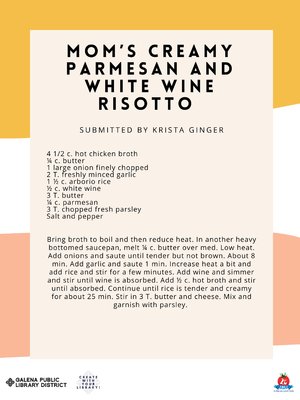 Mom’s Creamy Parmesan and White Wine Risotto : Submitted by Krista Ginger by Krista Ginger