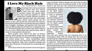 The Black  Hair Culture In America by Tyshondra Barnes