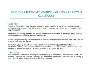 Cover image for Using the BiblioBoard Common Core Module in Your Classroom