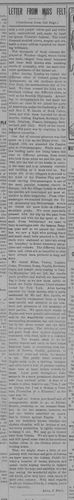 A Letter from MIss Felt - Rome - Continued by BiblioBoard