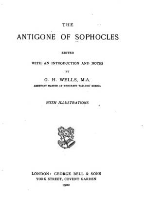 Cover image for The Antigone of Sophocles