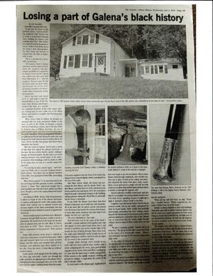 Losing a Part of Galena's Black History : The Fate of Barney Norris's Home by BiblioBoard